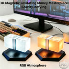 Floating Money Lamp for Fans Levitating Dollar Lamp Desk Gadget for Game Room Office Man Cave Decor Unique Gift for Gamers
