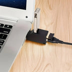 1Pcs USB 3.0 Adapter HUB Mini Splitter Box 1 to 3 Ports High Hi-Speed USB 2.0 Extender  For PC Laptop U Disk Card Reader