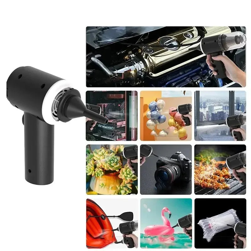 Wireless Car Vacuum Cleaner 9000Pa Handheld USB