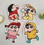 Kawaii Crayon Shin-Chan Cartoon Cute Hand Towel Water-Absorbent Coral Fleece Kitchen Quick-Drying Shower Room Supplies