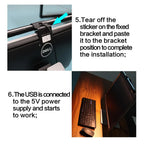 44CM Monitor Light Bar LED Computer Screen Hanging Lights RGB Atmosphere Table Lamp Stepless Dimmable for Work Study Read Gaming