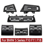 LHD RHD Car Front Rear Air Conditioning Chromed AC Vent Grille Outlet Cover Panel For BMW 5 Series F10 F11 F18 520i 523i 525i