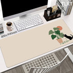 Mouse Pads Cute Cat Computer Mousepad Company Desk Pad 100x50cm Large Kawaii Mausepads Office Mouse Mat XXL Big Table Mats