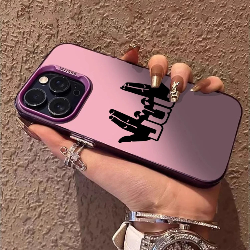 Rapper JuL C'est Pas Des Lol Hard PC IMD Case for iPhone 18 17 16 15 14 13 12 11 Pro Max X XR Shockproof Plating Matte TPU Funda
