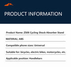 Universal Bicycle Phone Holder, 360° Rotatable and Detachable Motorcycle Holder, Multi-functional Bicycle Handlebar Bracket