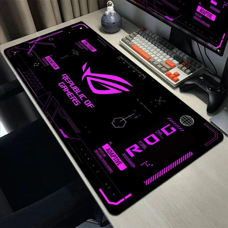 Extended Gaming Mouse Pad | Non-Slip Rubber Base, Stitched Edges