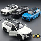 1:36 Scale Alloy SUV Simulation Toy Car, Reaction Off-Road Car, Openable Model Car, OPP Bag Packaging