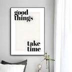 Minimalist Text Inspirational Poster Wall Art Print Poster Decorative Mural Home Decor Gift Unframed