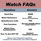 Smart Watch for Men Women, 2026 New Smartwatch (Answer/Make Call), IP67 Waterproof, 2.02" HD Fitness Watch with 100+ Sport Modes, Fitness Tracker Watch with Calls/Messages/Notifications, 7 Watch Bands