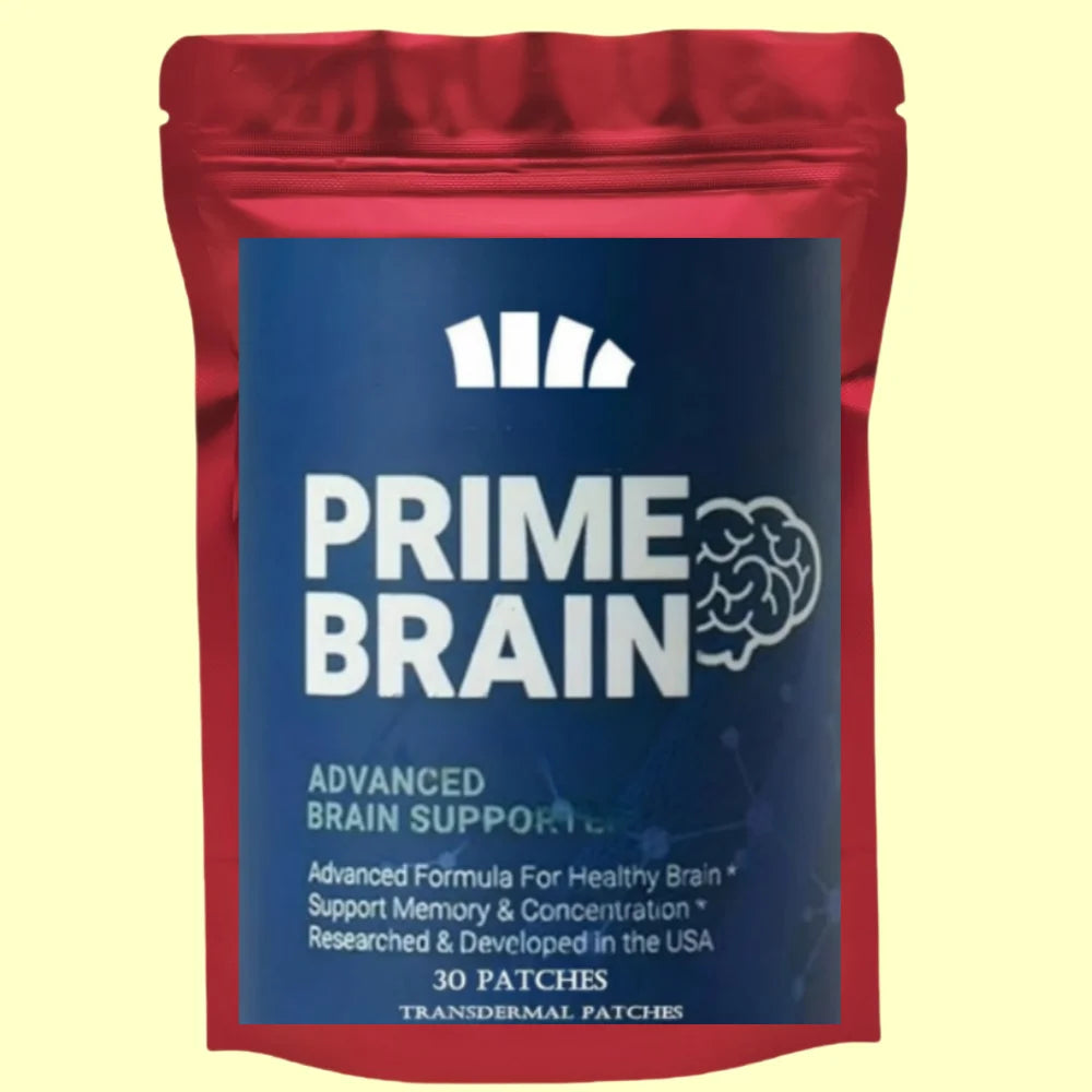 Brain Transdermal Patches Ginkgo Biloba, L-theanine, Vitamin B12 For Memory, Focus Support 30 Patches