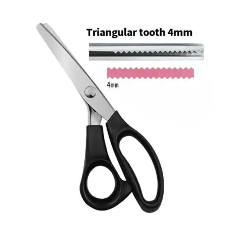 Tailor Scissors Pinking Shears Zig Zag Sewing Cut Serrated Lace Scissors Sewing Accessories Fabric Scissors DIY Sewing Tool