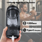 630ml USB Electric Portable Whey Protein Shaker bottle Fully Automatic Stirring Cup Rechargeable Gym Free Cocktail Blend Bottle