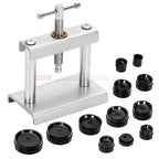 Professional Watch Back Case Presser Closing Metal Capping Machine Watch Press Set for Change Battery Watchmaker Maintenance Kit