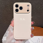 Personalized Luxury Customized Name 3D DIY Hot Engrave Faux Leather Phone Case For IPhone18 17 16 15 14 13 Pro Max Plus Air