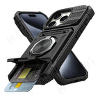 Case For Samsung S24 S23 Ultra Plus FE A14  A15 25 35 55 Magnetic Rotated Ring Kickstand Heavy Duty Drop Protection Wallet Cover