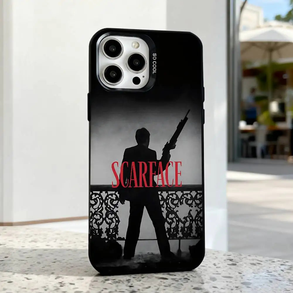 Scarfaces The World Is Yours Phone Case For iPhone 17,16,15,14,13,12,11,Pro,Max,Plus,E,Air,Mini Anti Fall Black  Bumper