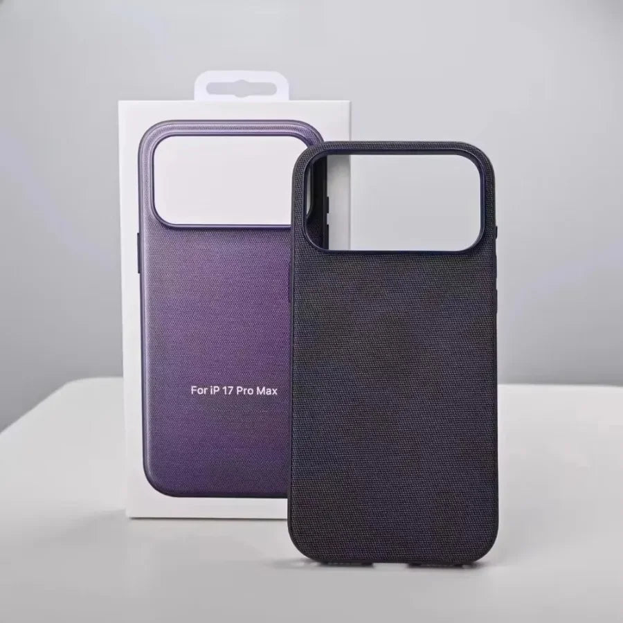 Original Technology Woven Magnetic Case For iPhone 18 17 16 15 14 13 Pro Max Fundas For Magsafe Wireless Charger Official Cover