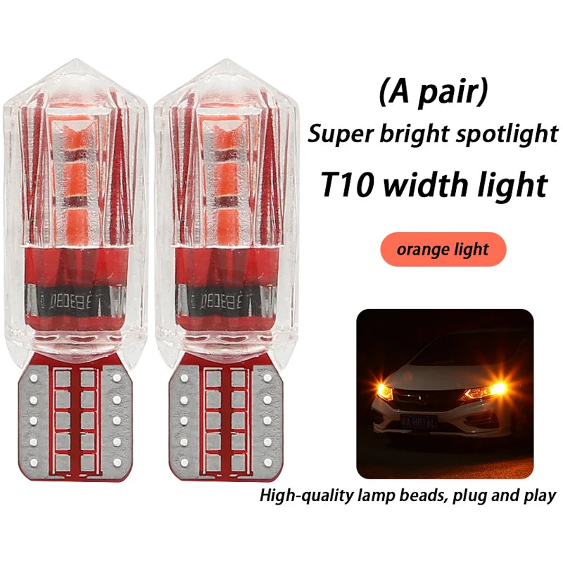 Width light modified car led lens t10 small light bulb super bright car exterior lights running lights general wholesale h11 h7