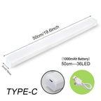 Motion Sensor Light Wireless LED Night Light Type C Rechargeable Light Cabinet Wardrobe Lamp Staircase Backlight For Kitchen LED