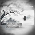 Mouse Pad Black And White Cherry Blossoms Gaming printon demand Large Mousepad XXL MousePads Office Carpet Soft Gaming laptop