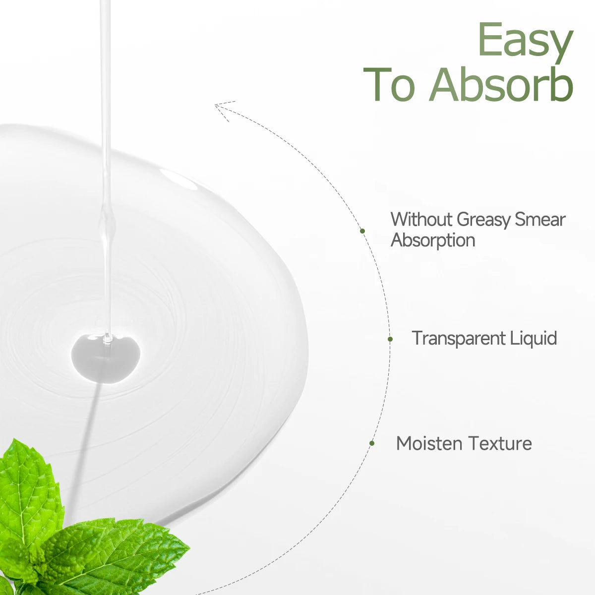 SPEARMINT ESSENTIAL OIL a high-quality moisturizing nourishing massage oil with a refreshing scent, suitable for all skin types