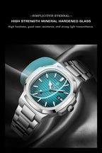 PAAZOMU Top Luxury Brand Man Watch Sports Waterproof Luminous Date Men Wristwatch Square Dial Quartz Men's Watches High Quality