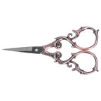 Portable Stainless Steel Retro Scissors Gourd Shape 4.3 Inch Embroidery Scissors Sewing Scissors Needlework Art