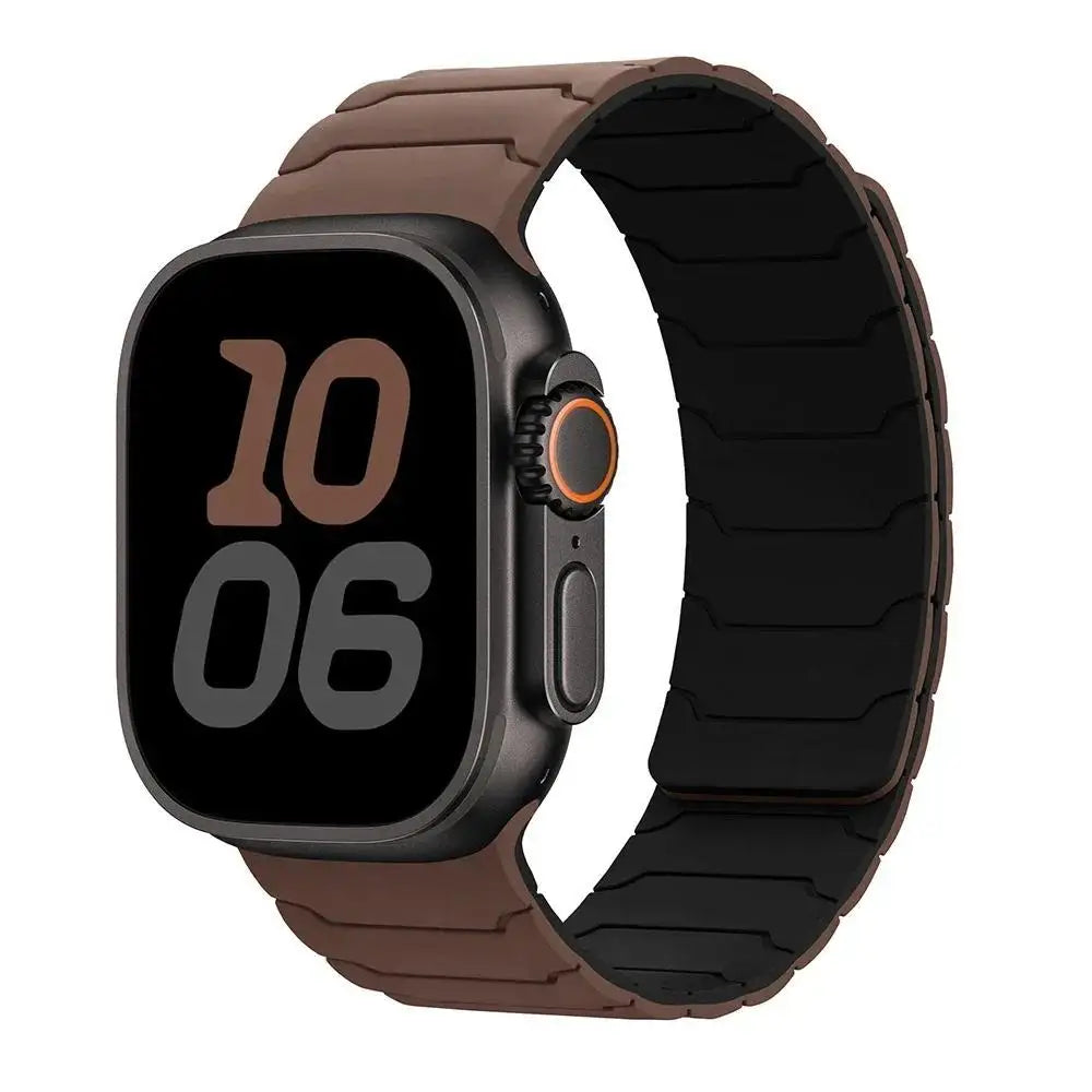 Magnetic Strap Silicone Bracelet For Apple Watch ultra 3 2 49mm 45mm 44mm 40mm 42mm 46mm 41mm 38mm IWatch Series 11 10 SE 9 8 7