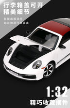 1:32 911 Targa 4S Sports Car Alloy Car Model Simulated Children's Toy Collection Ornaments for Boys Gifts