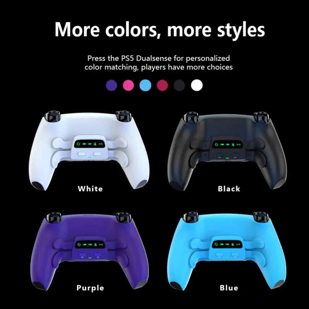 Professional Gaming Gamepad Back Paddles Multi-function DIY Gamepad Extension Programmable Controller Back Buttons for PS5