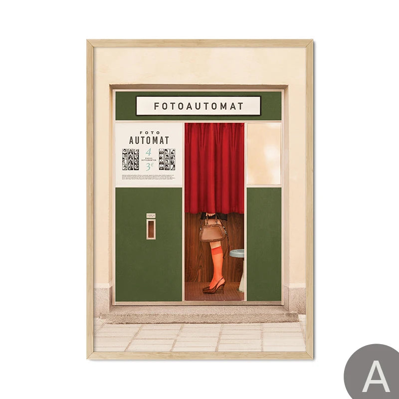 Motivational Text Quotes Fotoautomat Print Retro Wall Art Poster Decorative Painting Canvas Picture Living Room Nostalgic Elegan