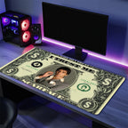 Film Scarface Tony Montana Mouse Pad Large Desk Mat Keyboard Ergonomic Office Rubber PC Non-slip Anti-fray Home Custom
