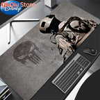 HD Print Anime Mouse Pad Office Computer Gamer Mousepad Laptop P-punisher Keyboard Pad PC Terror Skull Logo Gaming Desk Mice Mat