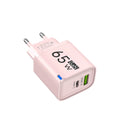 65W 2 In 1 USB Type C Fast Charging Charger PD High Speed Charge For iPhone Xiaomi Huawei Samsung Oneplus Mobile Phone Adapter