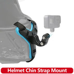 Motorcycle Helmet Chin Strap Mount for GoPro Hero 13 12 11 10 9 8 DJI Osmo Insta360 SJCAM SJ4000 AKASO Action Camera Accessories
