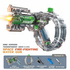 Simulated Firing and Recoil Electric Water Gun Toys Children Automatic Sensor Lights Water Pistol Summer Outdoor Beach Kids Toy