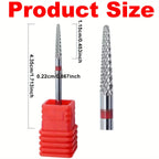 3/32" Quality Professional Tungsten Carbide Dead Skin Remover Nail Drill Bits Safe Carbide Nail Cleaning Drill Bit For Dead Skin