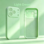 Original Liquid Silicone Case for iPhone 17 16 15 14 13 Pro Max 17Pro 16Pro Shockproof Soft Bumper Cases Cover Phone Accessories