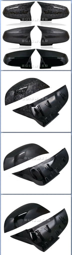 For BMW 1 2 3 4 X Series Rear View Side Mirror Cover F20 F21 F22 F23 F30 F32 F36 X1 E84 F87 M2 Carbon fiber pattern Accessories