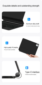 Magic Keyboard for iPad Pro 11 13 M5 Case for iPad Air 11 13 Inch M4 2026 M3 M2 Funda iPad 10th Gen 11th A16 Air 5 4 Smart Cover