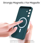 For Samsung Galaxy A57 A56 A55 A54 A37 A17 5G Magsafe Case Soft Silicone Magnetic Shockproof Back Cover for S26 S25 S24 S23 S22