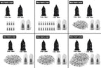 Spiral Tire Repair Plugs Rubber Screw Nails Puncture Patch Kit Quick Fix for Car Motorcycle Bike Vacuum Tires Tubeless