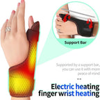 Heating Massage Finger Braces 3 Levels Hot Compress Massage Finger Brace Hand Finger Protector Massage Instrument Spa