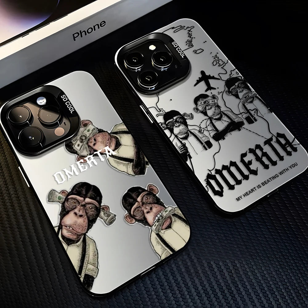 Fashion Omerta Phone Case For iPhone 17 16e 16 15 14 13 12 11 mini Pro Max X XR XSMAX 8 7 Air Plus Anti Fall Matte Back Cover