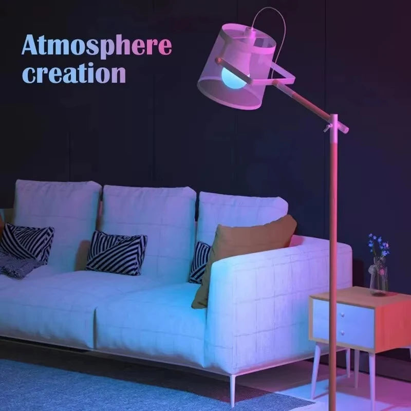 24 Key Remote Control Smart Lamp Atmosphere Light 16 Colors RGB Bulb LED Multicolor Bulb E27 220V Household Lighting Dimmable