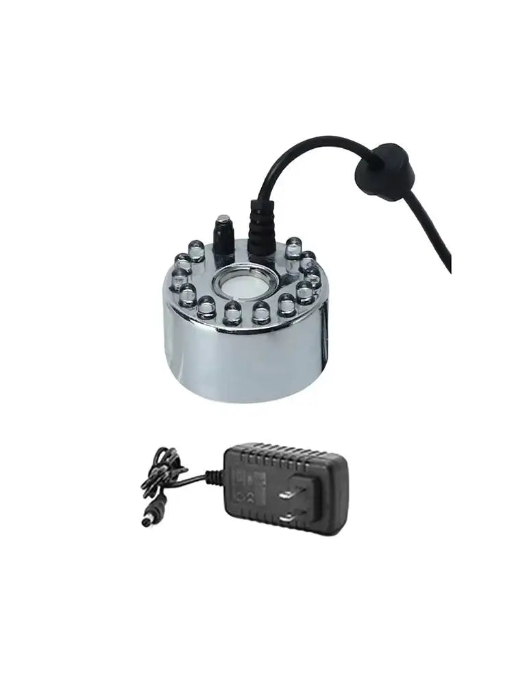 Halloween Smoke Fog Machine,Mini LED Pumpkin Light,Fogger Water Fountain Pond Fog Machine,Halloween Outdoor Decoration