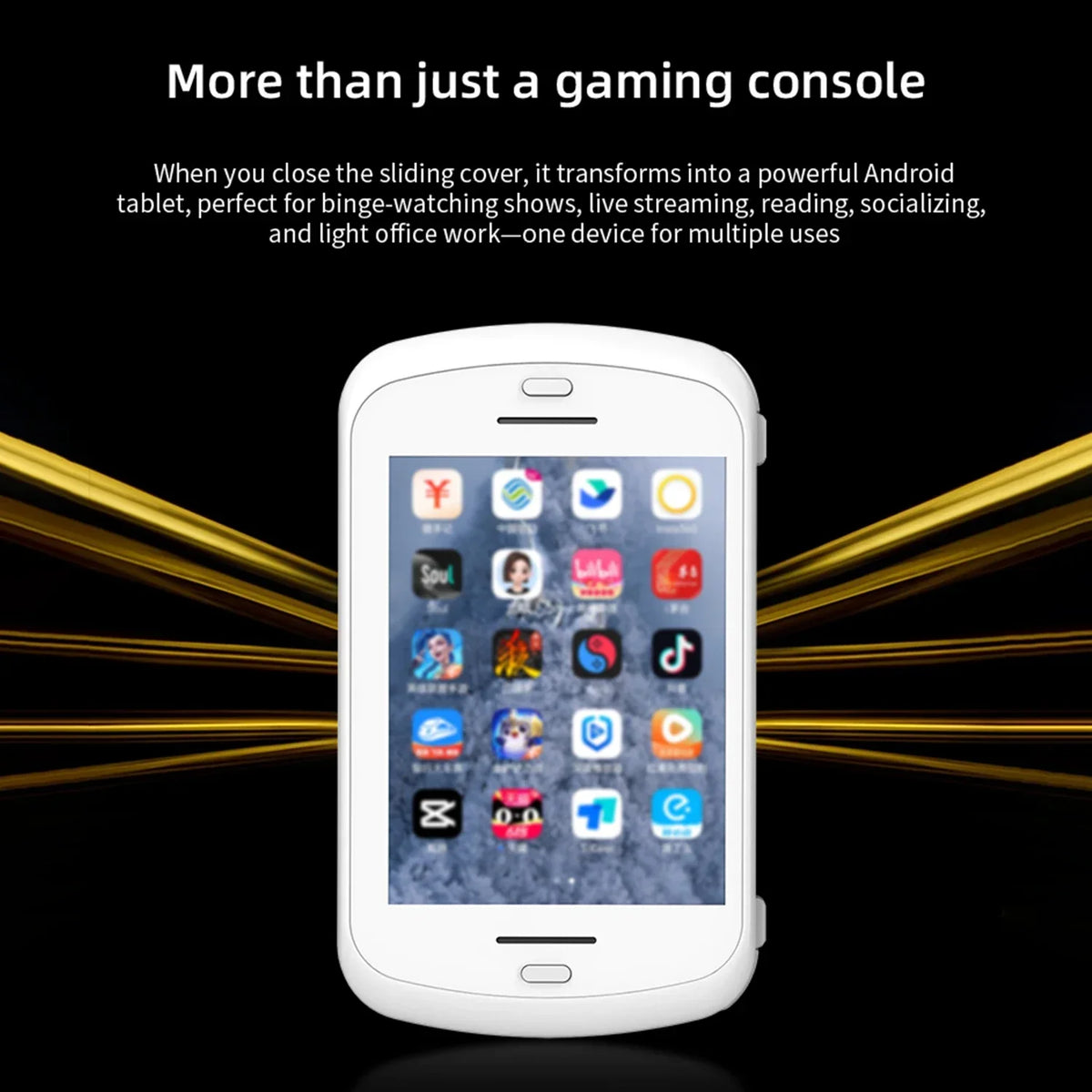 Anbernic RG Slide Retro Handheld Game Console 4.7-inch LTPS In-Cell Screen Capacitive Joystick Android 13 AI Assistant 5G WiFi Bluetooth 5.0 T820 Gaming Player With 5000 mAh Battery