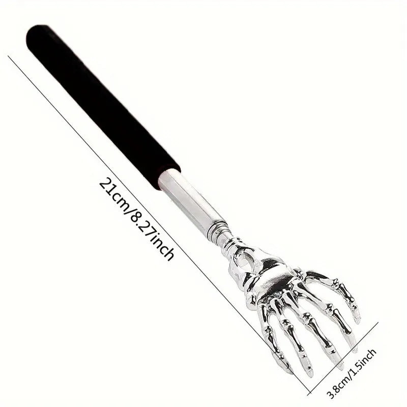 Portable Extendable Back Scratcher Stainless Steel Telescoping Back Scratcher for Both Human and Pets Extendable Back Massager