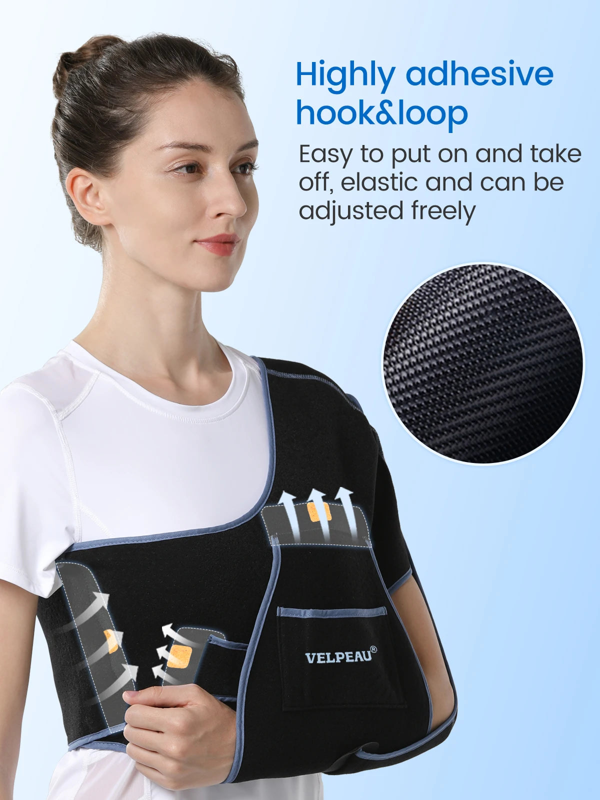 Breathable Velpeau Arm Sling For Shoulder Fracture And Rotator Cuff Care