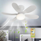 LED 40W ceiling fan light E27 with remote control for dimming, suitable for living room, study, household use, 85-265V